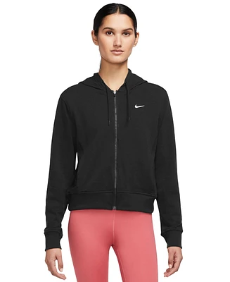 Nike Women's Dri-fit One French Terry Full-Zip Hoodie