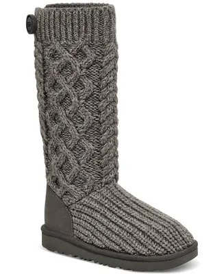 Ugg Kids Classic Cardi Cable Knit Boots