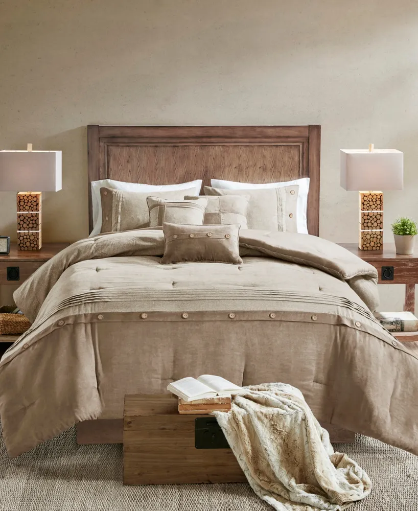 Madison Park Boone Microsuede 7-Pc. Comforter Set