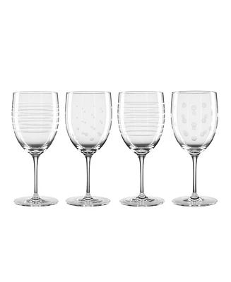 Oneida Mingle Wine Glasses, Set of 4