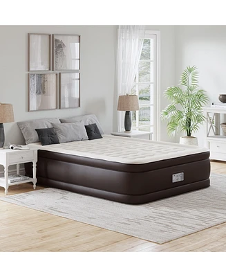 Beautyrest Duet 18" Queen Inflatable Air Mattress with Built-in Pump, Queen