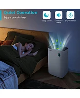 4500 Sq. Ft Dehumidifier for Home & Basements, 73-Pint Quiet Dehumidifier with 5 Modes