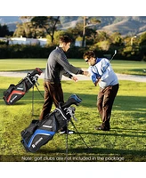 Lightweight Golf Stand Bag with 14 Way Top Dividers 6 Pockets Cooler Rain Hood