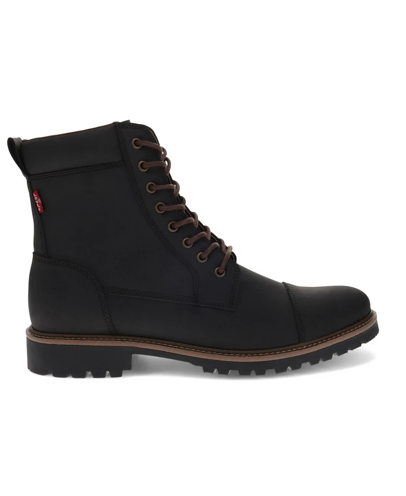 Levi's Men's Wyatt Faux Leather Lace-Up Boots