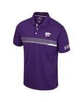 Men's Colosseum Purple Kansas State Wildcats No Problemo Polo Shirt