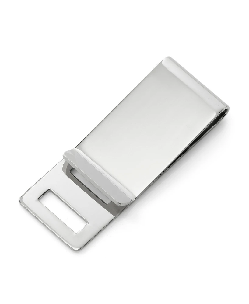 Ox & Bull Trading Co. Men's Stainless Steel Cut Out Money Clip