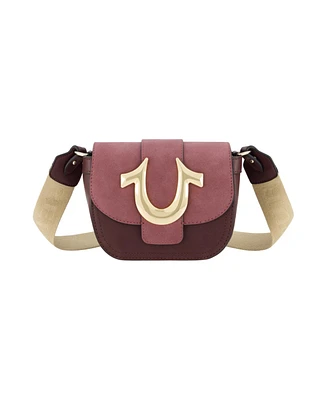 True Religion Mini Flap Suede Crossbody