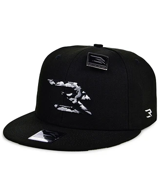 Men's Nike 3BRAND by Russell Wilson Black, Camo Fashion Fitted Hat