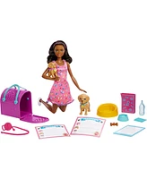 Barbie Doll and Accessories Pup Adoption Playset with Doll