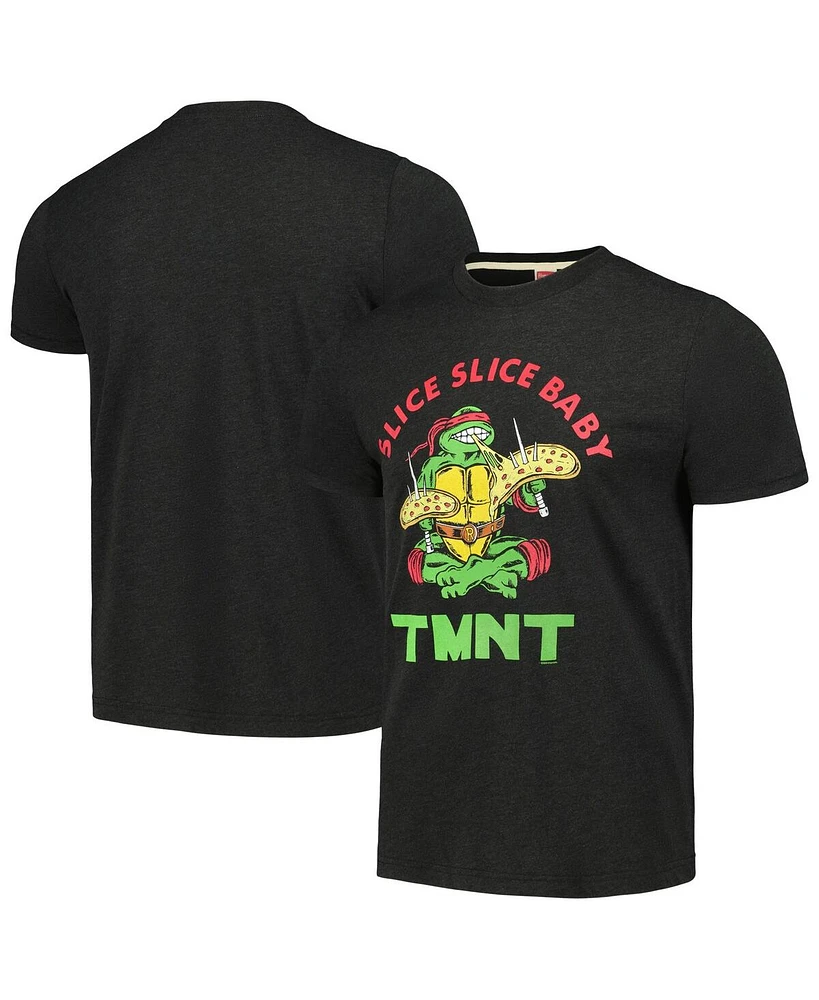 Men's and Women's Homage Charcoal Teenage Mutant Ninja Turtles Tri-Blend T-shirt