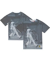 Men's Mitchell & Ness David Ortiz Boston Red Sox Cooperstown Collection Highlight Sublimated Player Graphic T-shirt