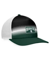 Men's Top of the World Green, Black Michigan State Spartans Daybreak Foam Trucker Adjustable Hat