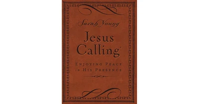 Jesus Calling, Small Brown Leathersoft, with Scripture References- Enjoying Peace in His Presence (a 365-Day Devotional) by Sarah Young