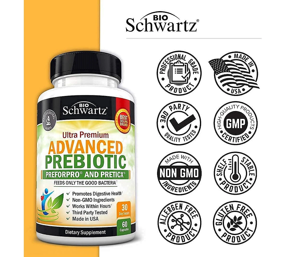 BioSchwartz Advanced Prebiotic 60 Capsules