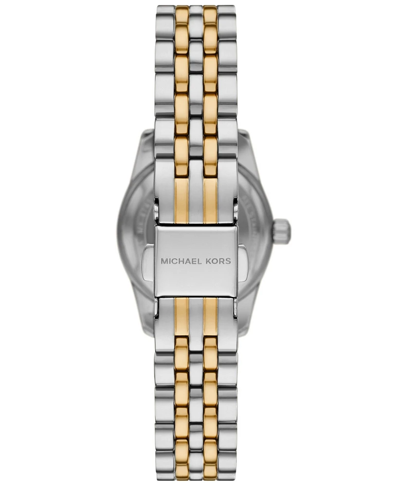 Michael Kors Women's Lexington Three-Hand Two-Tone Stainless Steel Watch 26mm