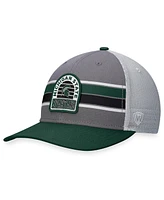 Men's Top of the World Gray, Green Michigan State Spartans Aurora Trucker Adjustable Hat