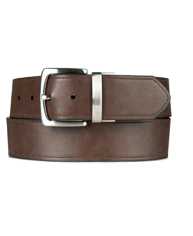 Nautica Men's Reversible Flag Belt