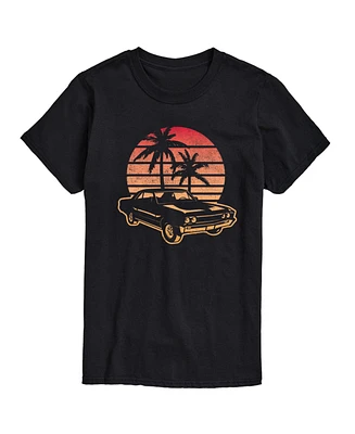 Airwaves Men's Sunset Car Short Sleeve T-shirt