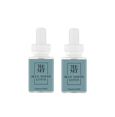 Pura & The Met - Blue Water Lotus - Home Scent Refill - Smart Home Air Diffuser Fragrance - Up to 120-Hours of Luxury Fragrance