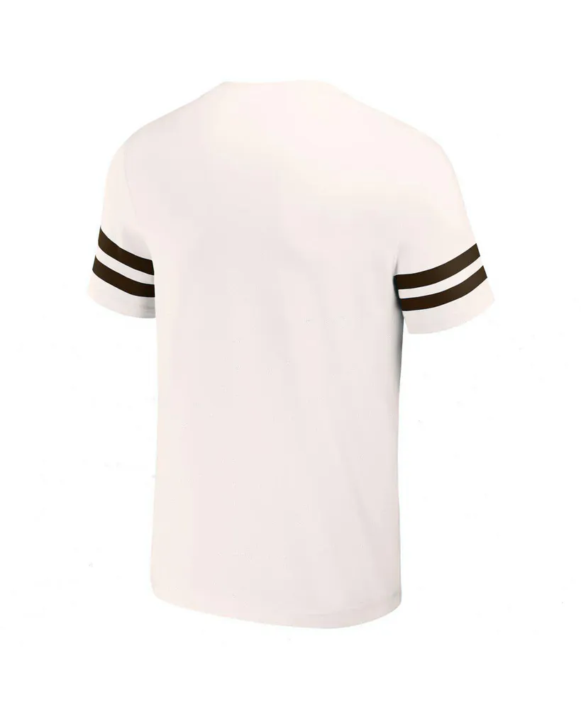 Men's Nfl x Darius Rucker Collection by Fanatics Cream Cleveland Browns Vintage-Like T-shirt