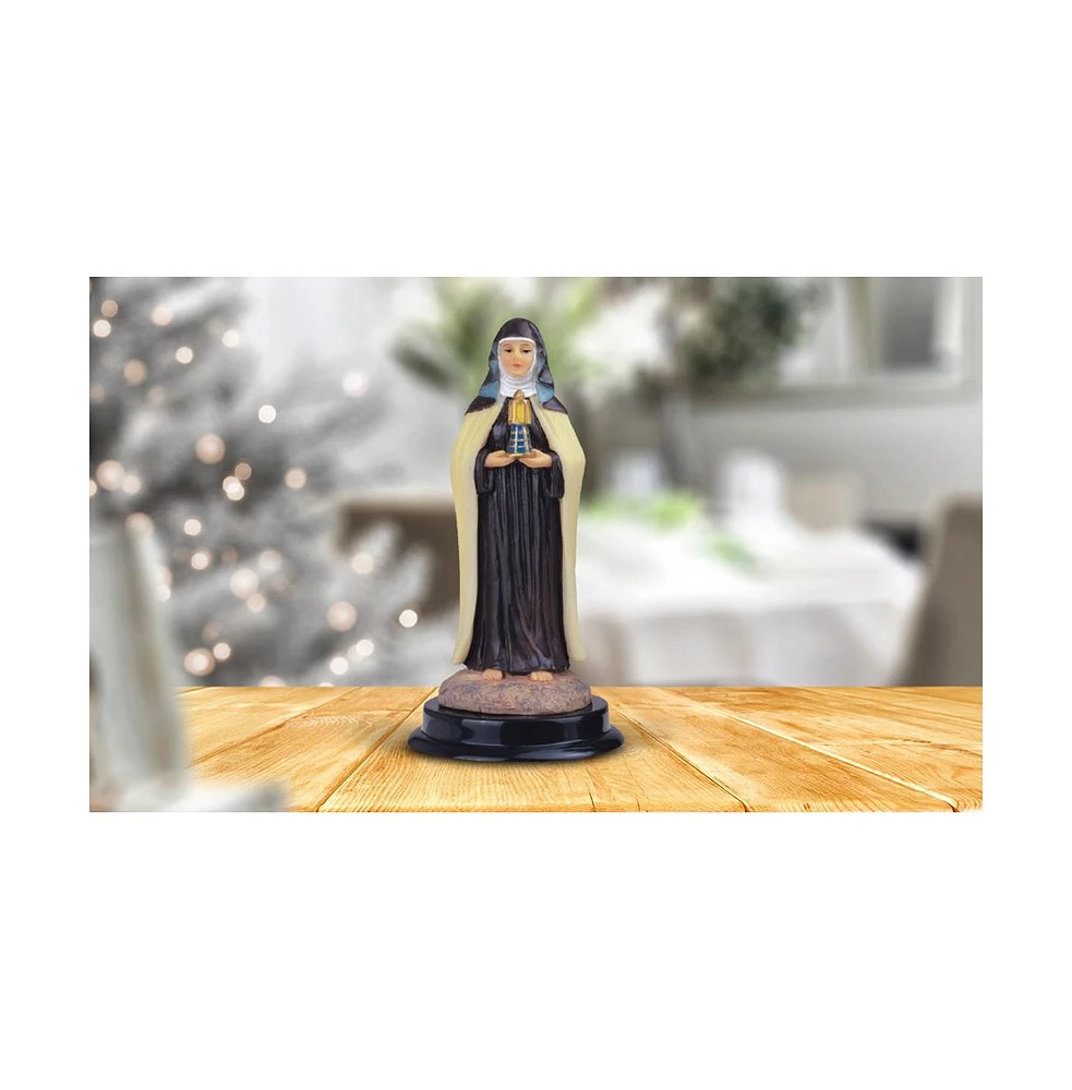 Fc Design 5"H Saint Clare Statue St. Clare of Assisi Holy Figurine Religious Decoration Home Decor Perfect Gift for House Warming, Holidays and Birthd