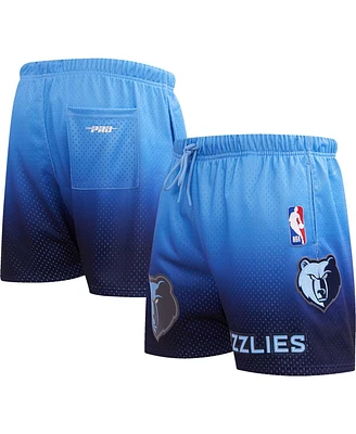 Men's Pro Standard Navy, Light Blue Memphis Grizzlies Ombre Mesh Shorts