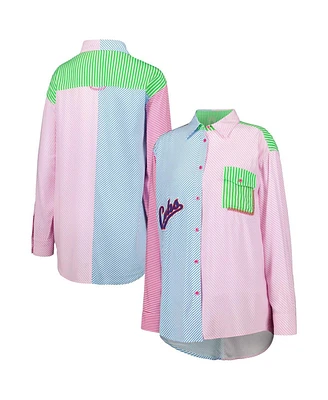Women's Terez Chicago Cubs Button-Up Shirt