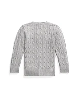 Polo Ralph Lauren Toddler and Little Boys Cable-Knit Cotton Sweater