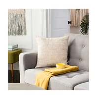 Safavieh Golden Foil 20" x 20" Pillow