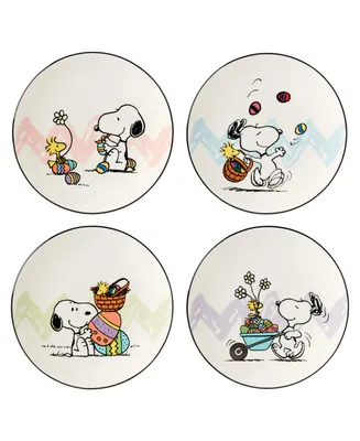 Lenox Peanuts Easter Accent Plates, Set of 4