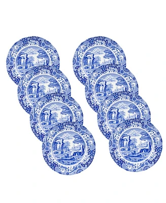 Spode Blue Italian Salad Plates, Set of 8