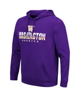 Men's Colosseum Purple Washington Huskies Lantern Pullover Hoodie