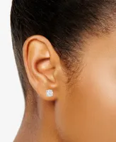 Forever Grown Diamonds Lab Grown Diamond Stud Earrings (1/5 ct. t.w.) in Sterling Silver