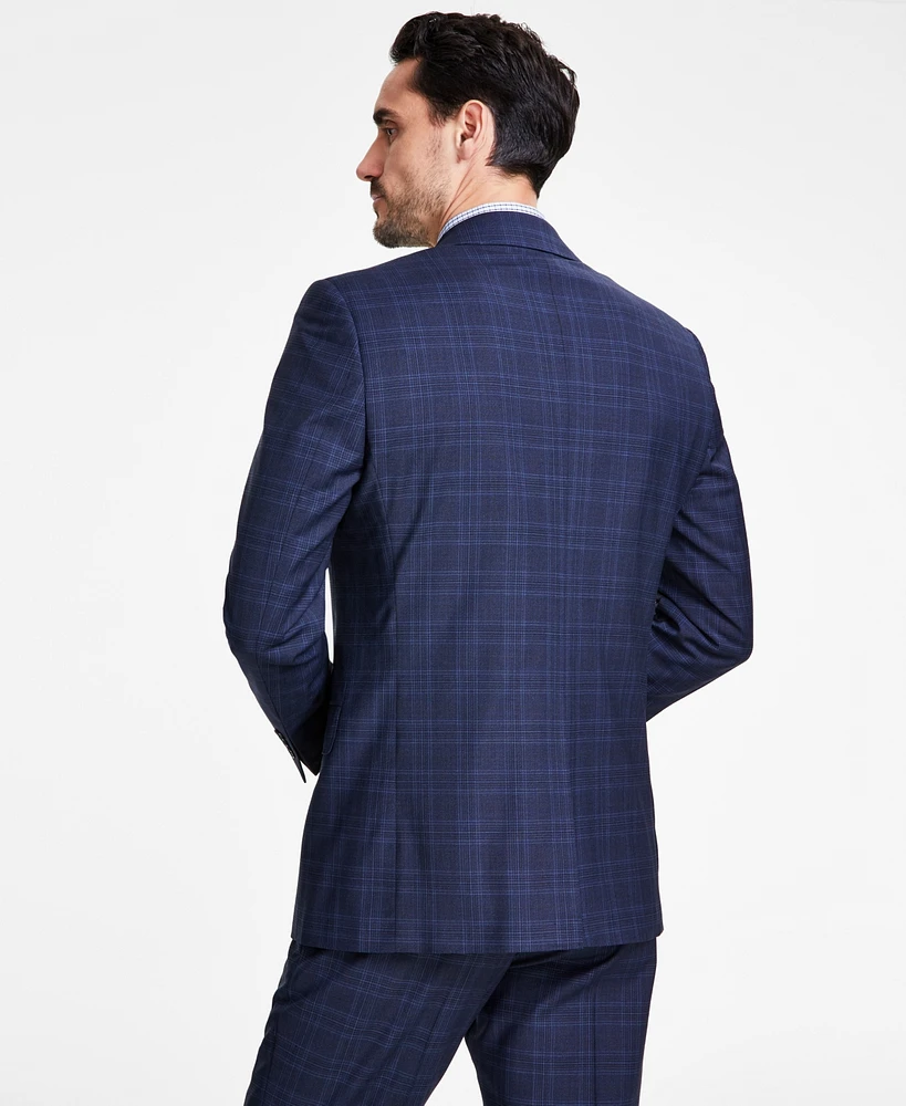 B by Brooks Brothers Men's Classic-Fit Stretch Wool Blend Suit Jacket