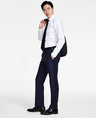 B by Brooks Brothers Men's Classic-Fit Stretch Solid Tuxedo Suit Separates Pant