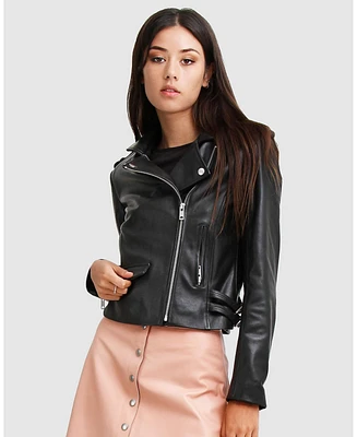 Belle & Bloom Women's Just Friends Leather Jacket
