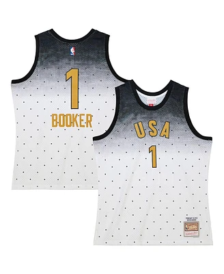 Men's Mitchell & Ness Devin Booker White 2016 Nba Rising Stars Challenge Hardwood Classics Swingman Jersey