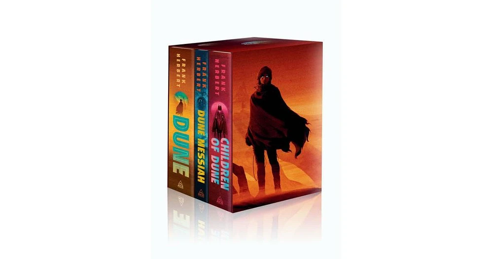 Frank Herbert's Dune Saga 3-Book Deluxe Hardcover Boxed Set- Dune, Dune Messiah, and Children of Dune by Frank Herbert
