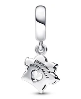 Pandora Cubic Zirconia Sparkling Pet Paw Print Dangle Charm