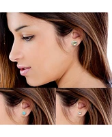 Star Wars Grogu Fashion Silver Plated Stud Earrings Set - 3 Pairs