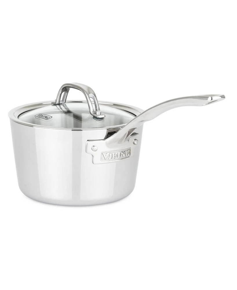 Viking Contemporary Stainless Steel 7-Piece Cookware Set
