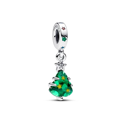 Pandora Cubic Zirconia Sparkling Christmas Tree Dangle Charm
