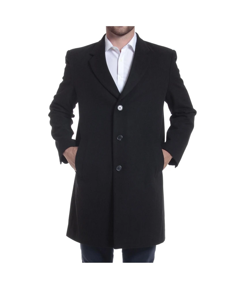 Alpine Swiss Luke Wool Mens Tailored 37" Walker Jacket Top Coat Car Overcoat