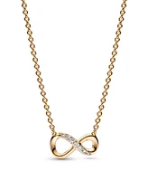 Pandora Moments Sterling Sparkling Cubic Zirconia Infinity Collier Necklace