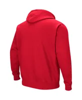 Men's Colosseum Red Louisville Cardinals Sunrise Pullover Hoodie