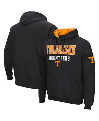 Men's Colosseum Black Tennessee Volunteers Sunrise Pullover Hoodie