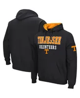 Men's Colosseum Black Tennessee Volunteers Sunrise Pullover Hoodie