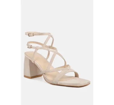Fiorella Women Strappy Block Heel Sandals