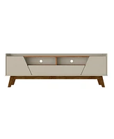 Manhattan Comfort Marcus 70.86" Medium Density Fiberboard 4-Shelf Tv Stand