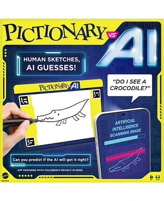 Mattel Games Pictionary Vs Ai Family Game For Kids Adults Using Artificial Intelligence
